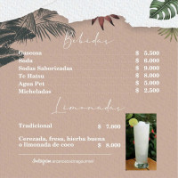 Restaurante Bar Arcanos menu