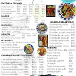 Mariscos La Costeñita menu