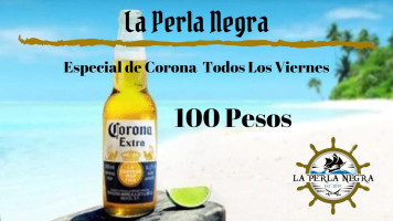 La Perla Negra Pizza menu