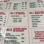 Tacos Popo's menu