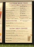 Panda Express menu